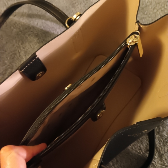 Kate Spade Black Leather Tote Bag - Picture 11 of 12